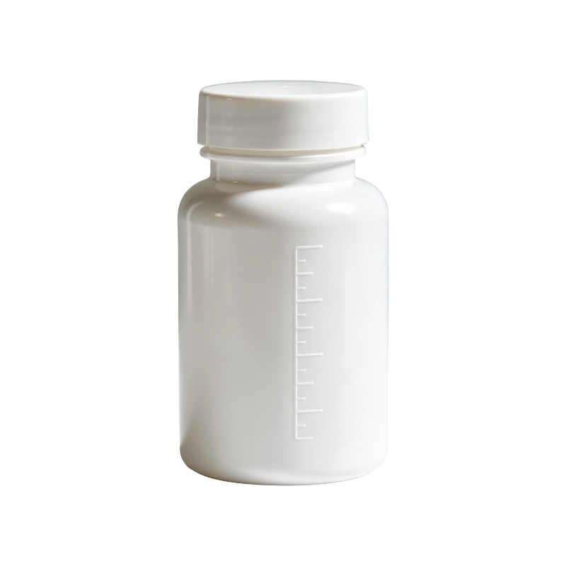 100ml 150ml HDPE 비타민 정제 기능식품 둥근 캡슐 병