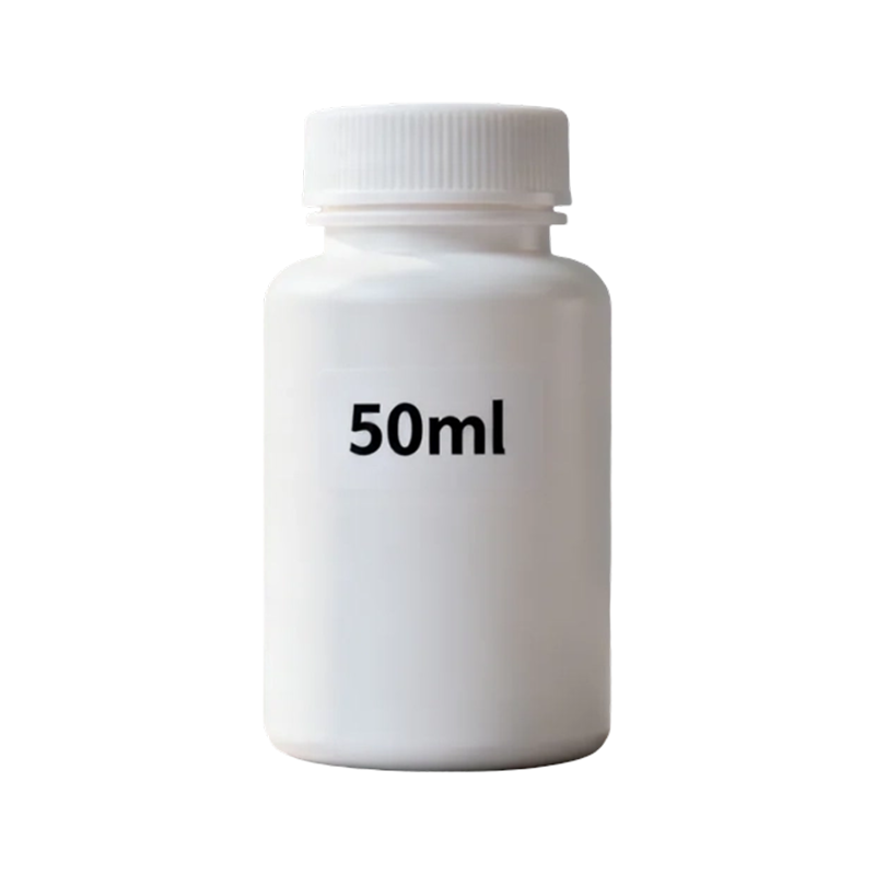 50ml 100ml 둥근 HDPE 약 알약 빈 플라스틱 병
